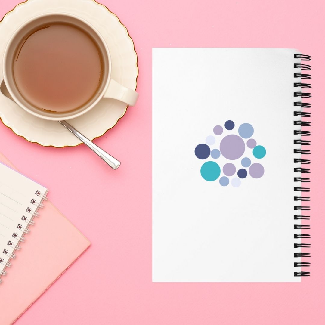 Summer Circles Spiral Notebook