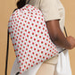Strawberry drawstring bag