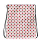 Strawberry drawstring bag