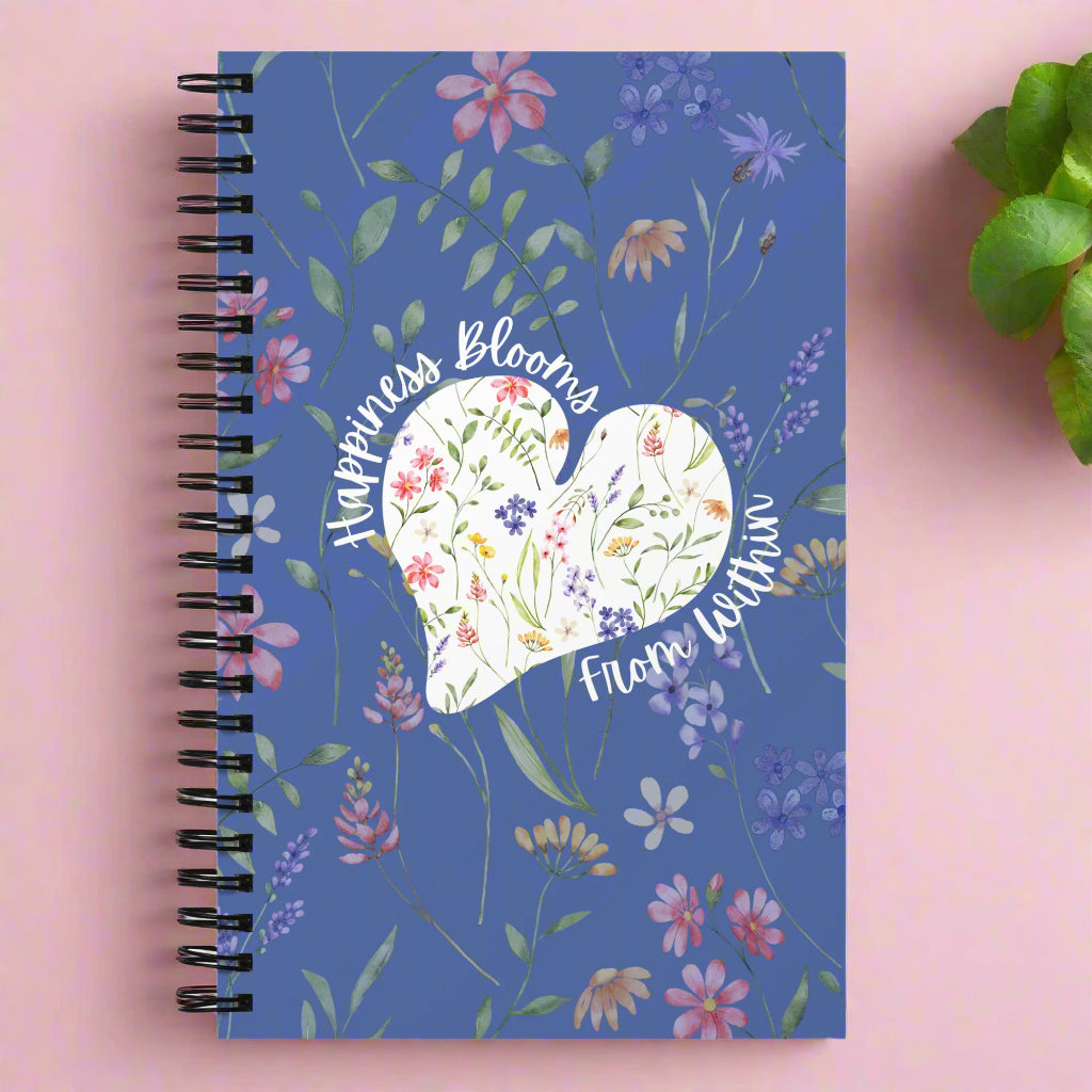 Happiness Spiral notebook