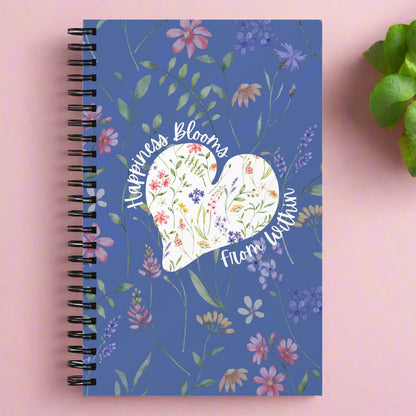 Happiness Spiral notebook