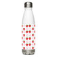 Strawberry stainless steel water bottle