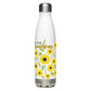 Sunflower stainless steel water bottle