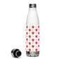 Strawberry stainless steel water bottle