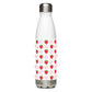 Strawberry stainless steel water bottle