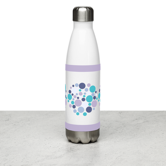 Summer Circles stainless steel water bottle