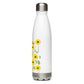 Sunflower stainless steel water bottle