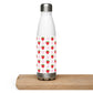 Strawberry stainless steel water bottle