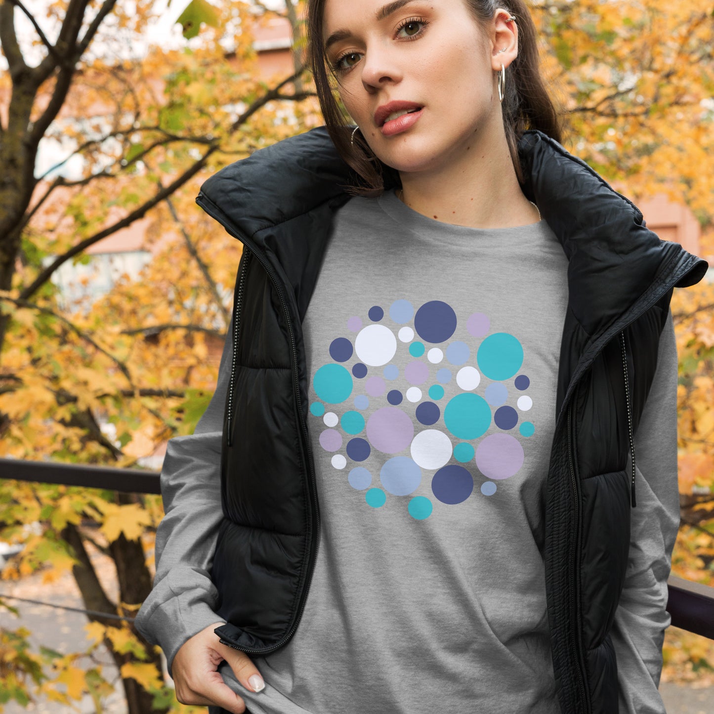 Summer Circles Long Sleeve Tee