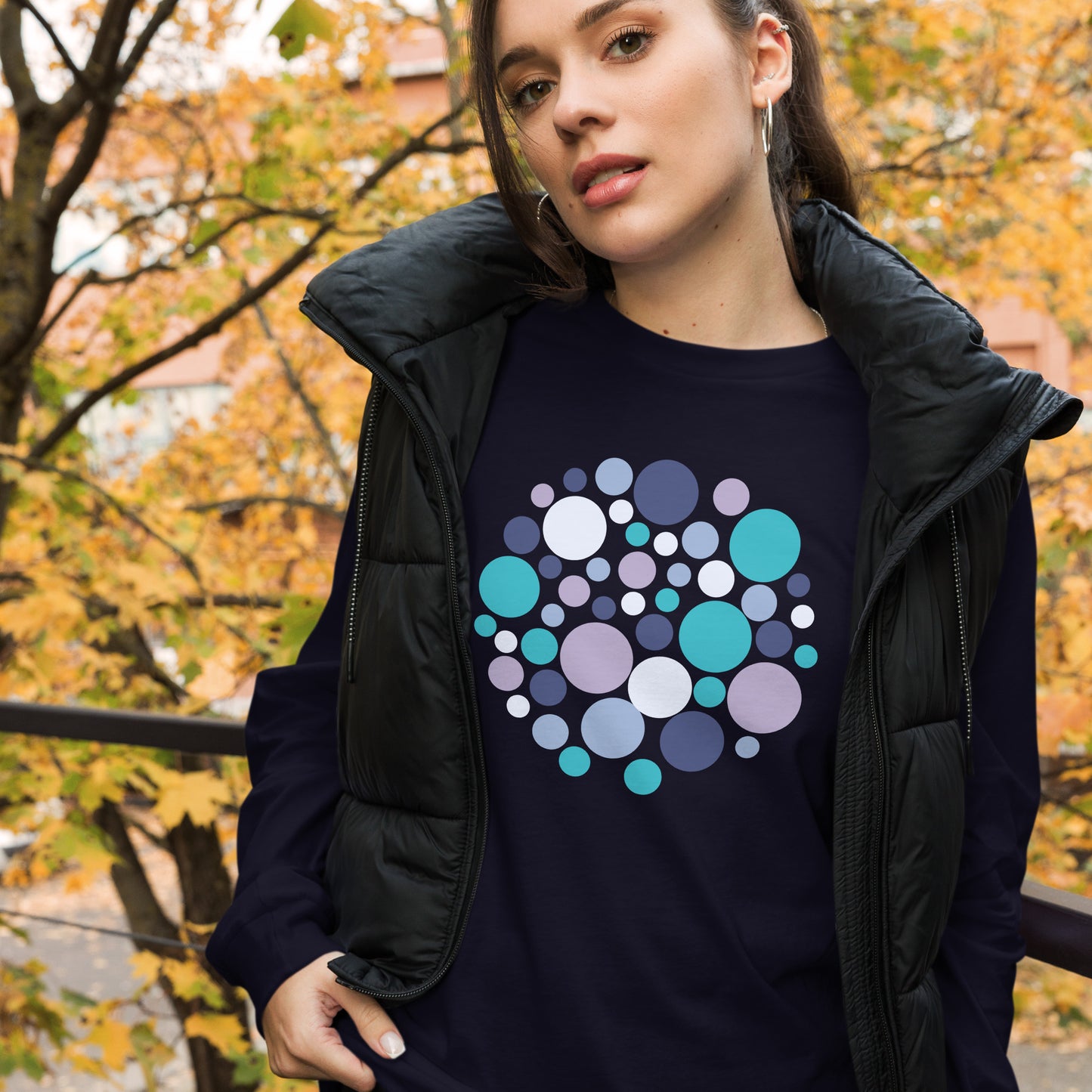 Summer Circles Long Sleeve Tee