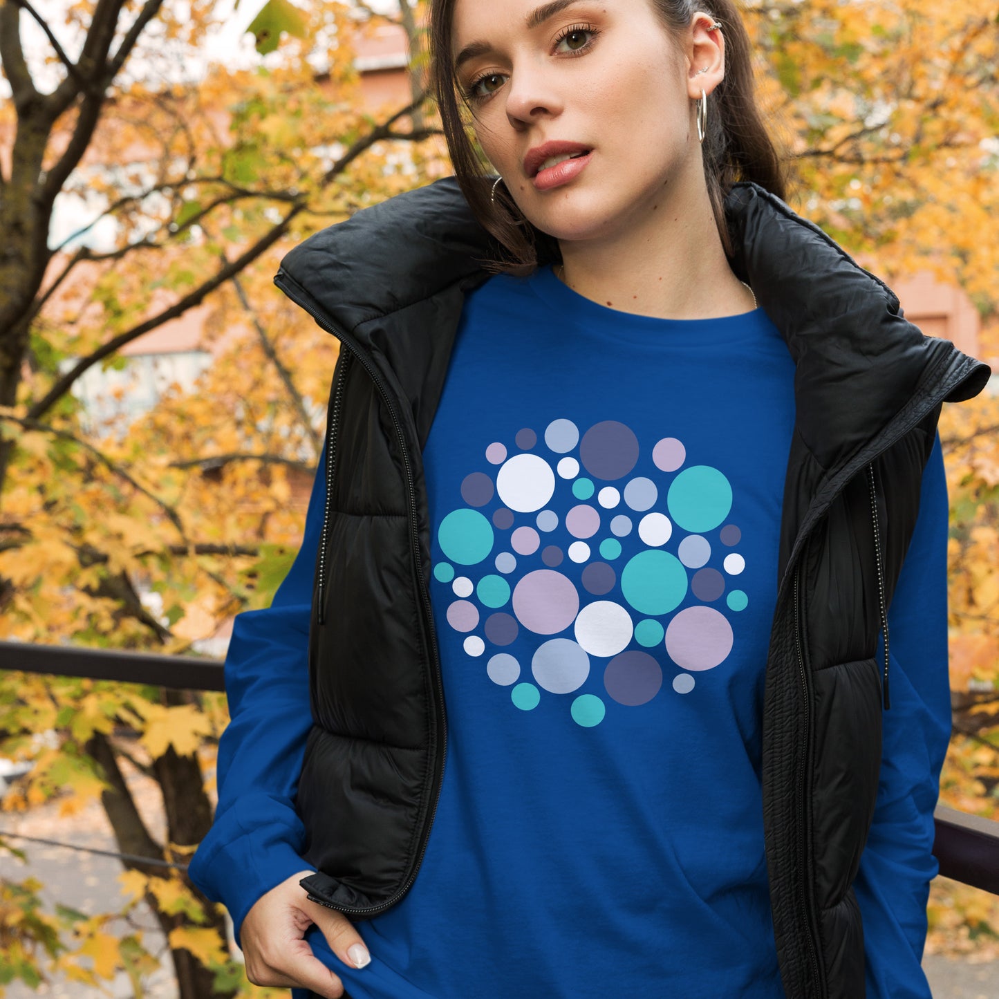 Summer Circles Long Sleeve Tee