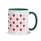 Strawberry Mug with Color Inside